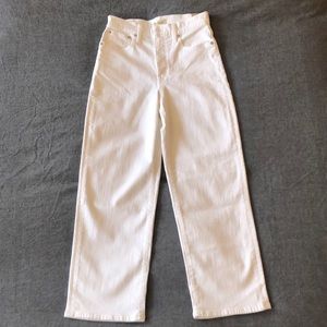 Madewell - The Perfect Vintage Wide-Leg Crop Jean in Tile White